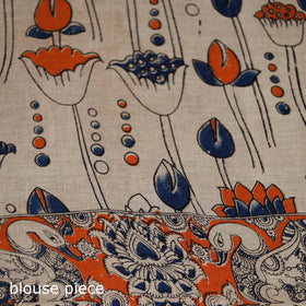 Cotton Saree in Kalamkari Print 06