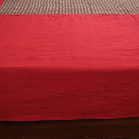 plain double bed cover set