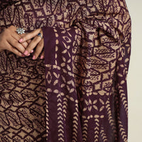 Batik Print Saree