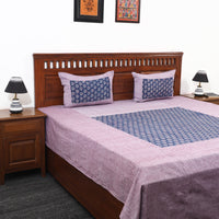 plain double bed cover set