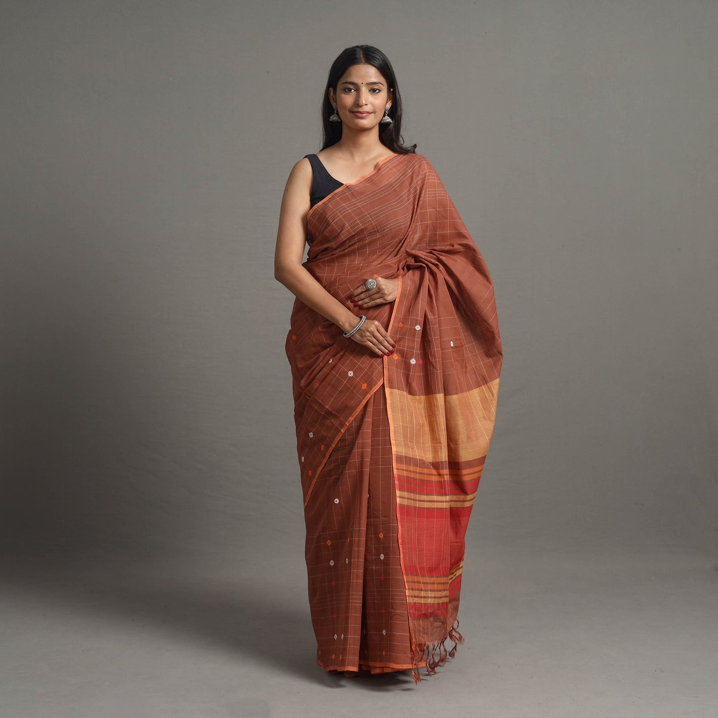 Buti Cotton Handloom Saree 97