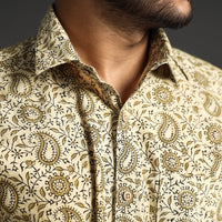 Kalamkari Block Printed men shirt