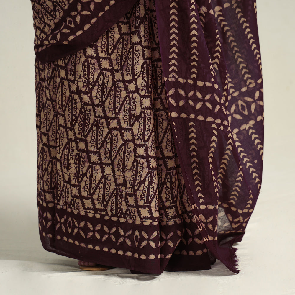 Batik Print Saree