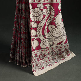 Cotton Saree in Kalamkari Print 08