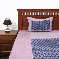 plain double bed cover set