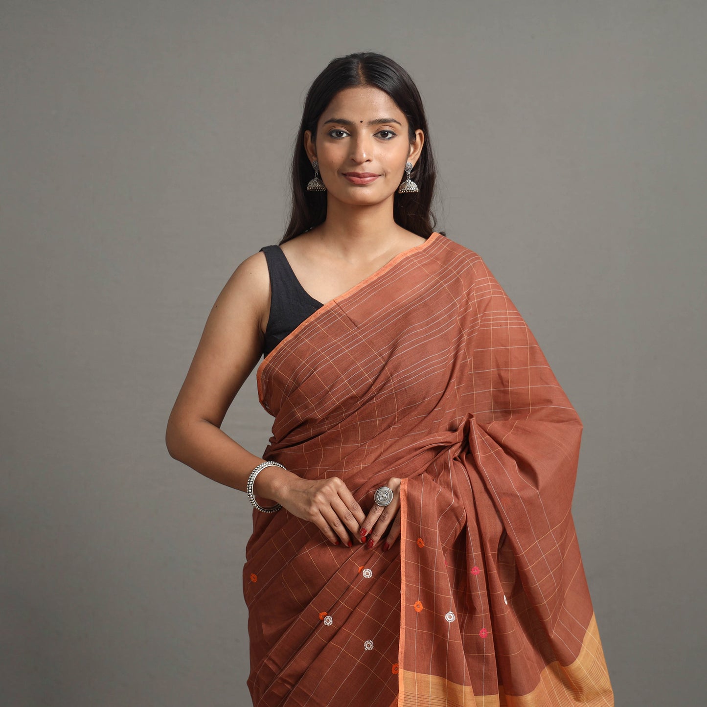 Buti Cotton Handloom Saree 97