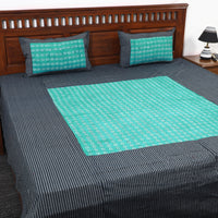 plain double bed cover set