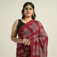 Batik Print Saree