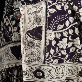 Cotton Saree in Kalamkari Print 09