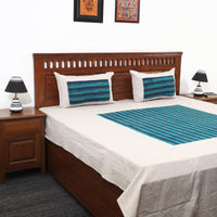 plain double bed cover set