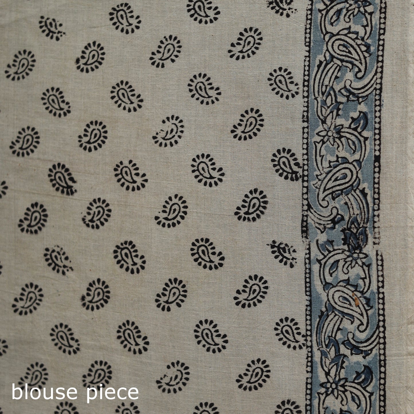 Pedana Hand Block Print Natural Dyed Cotton Kalamkari Saree 28