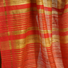  Bhagalpuri Handwoven Pure Desi Ghicha Silk Saree 