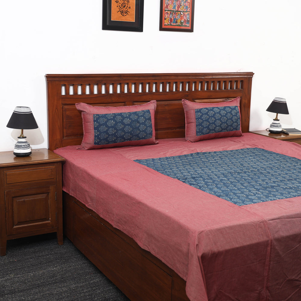 plain double bed cover 