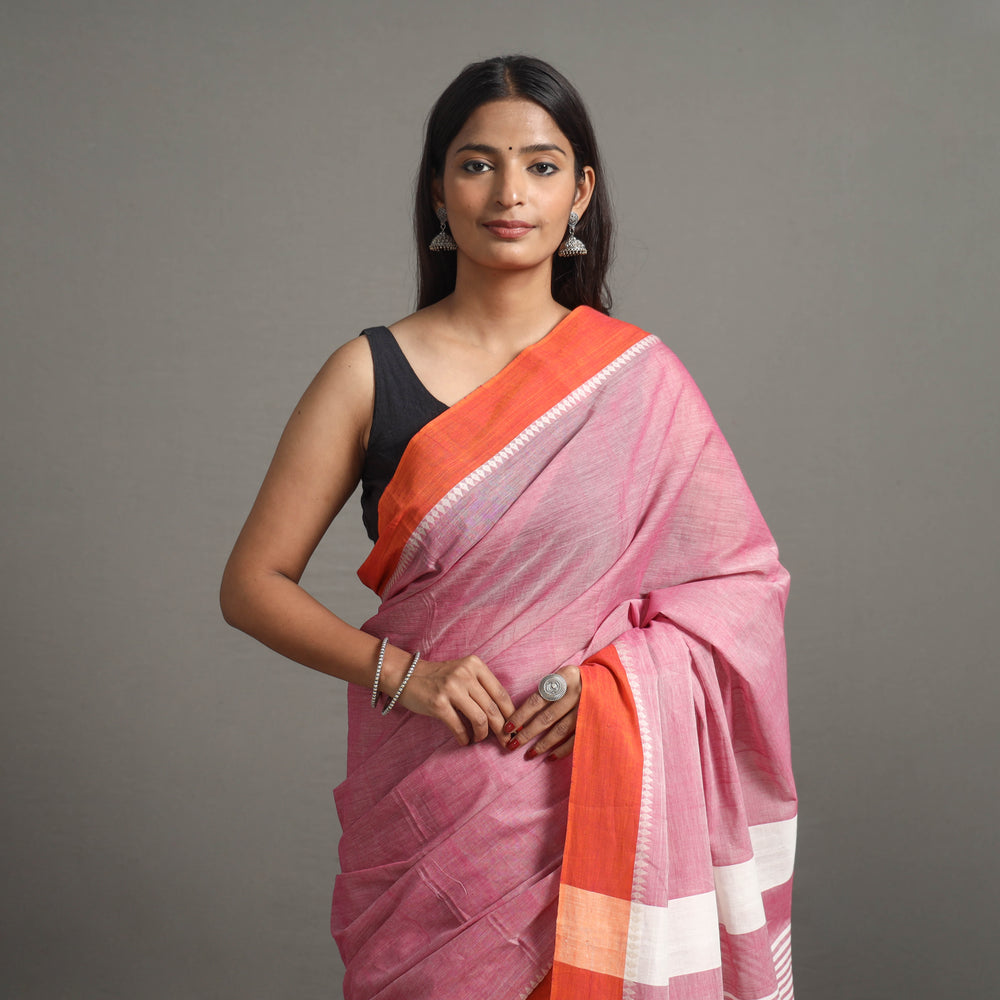 Leaf Dobby Cotton Handloom Saree 100