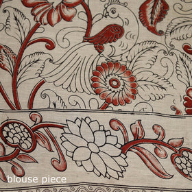 Cotton Saree in Kalamkari Print 12