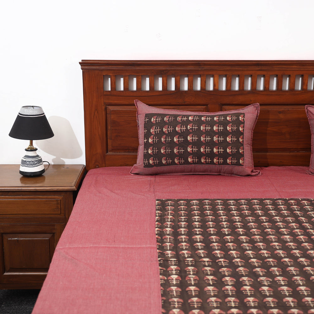 plain double bed cover 