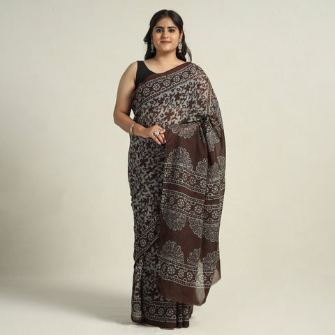 Batik Print Saree