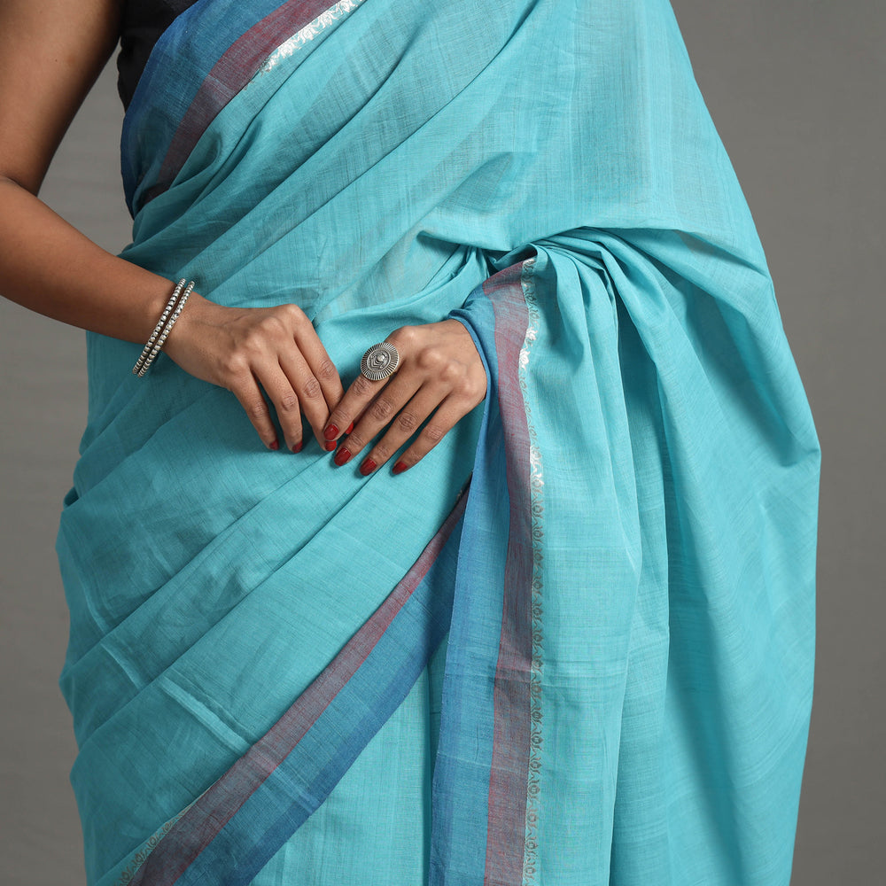 Lotus Zari Cotton Handloom Saree 101