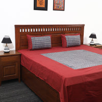 plain double bed cover 