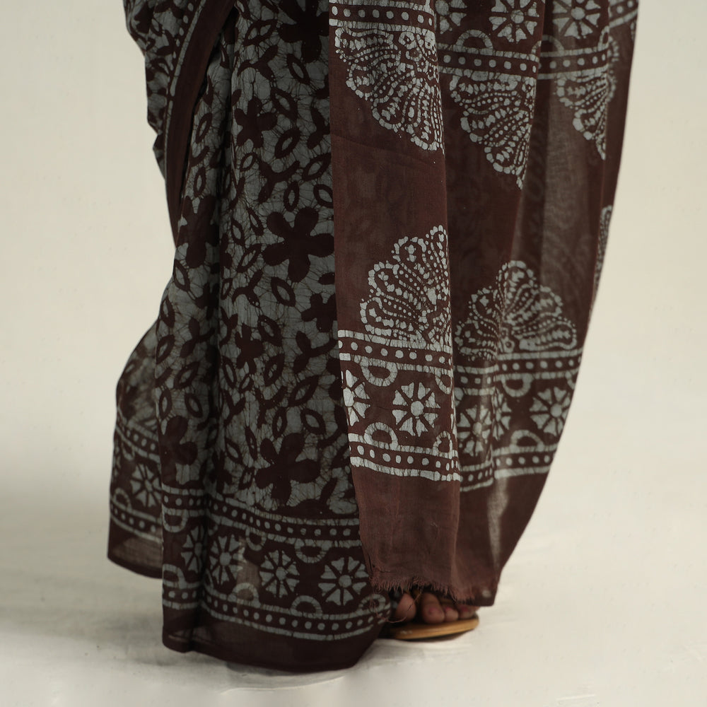 Batik Print Saree