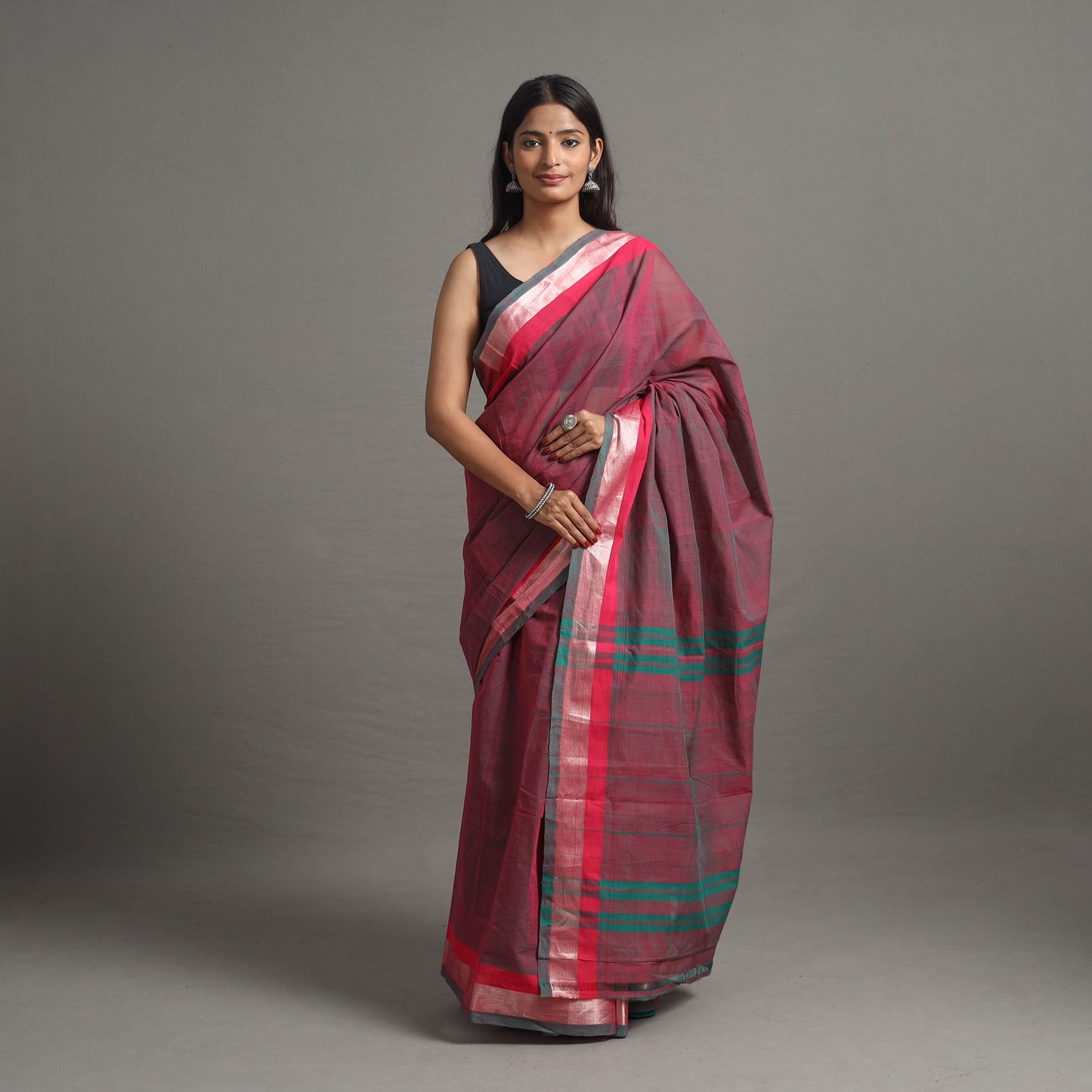 Kacheta Zari Dobby Cotton Handloom Saree 103