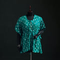Bandhani Tie-Dye Cotton Kaftan (Short) 12