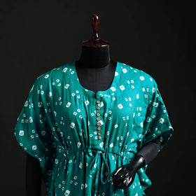 Bandhani Tie-Dye Cotton Kaftan (Short) 12