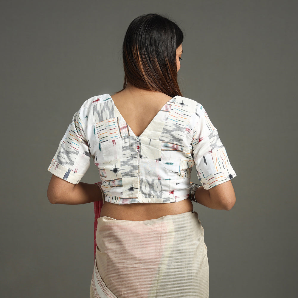 Pochampally Ikat Stitched Blouse
