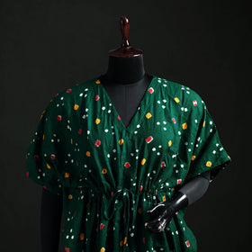 Bandhani Tie-Dye Cotton Kaftan (Short) 13