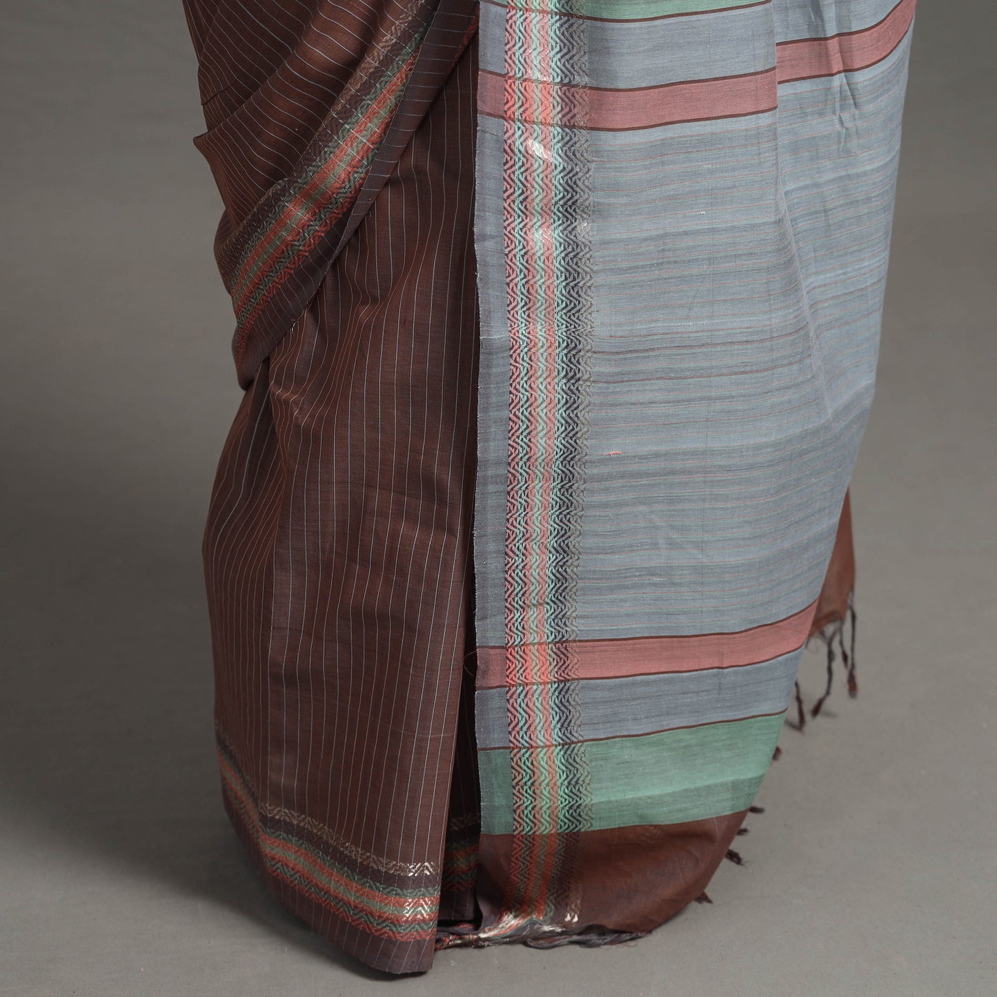 Stripes Dobby Cotton Handloom Saree 104