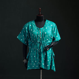 Bandhani Tie-Dye Cotton Kaftan (Short) 14