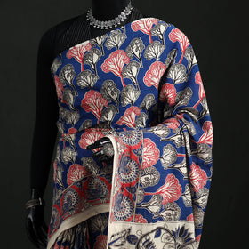 Cotton Saree in Kalamkari Print  18