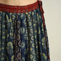 Kutch Block Printed 24 Kali Cotton Long Skirt 48