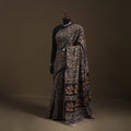 Pedana Hand Block Print Natural Dyed Cotton Kalamkari Saree 37
