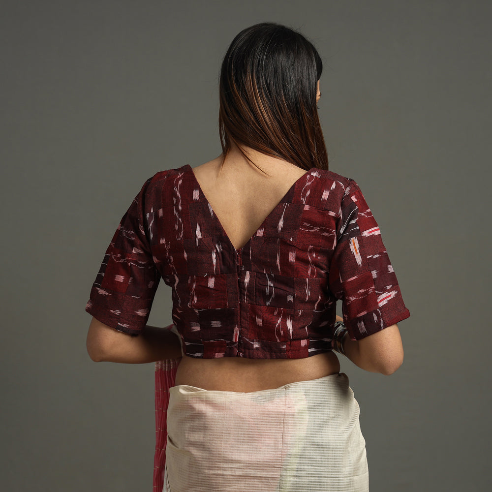 Pochampally Ikat Stitched Blouse
