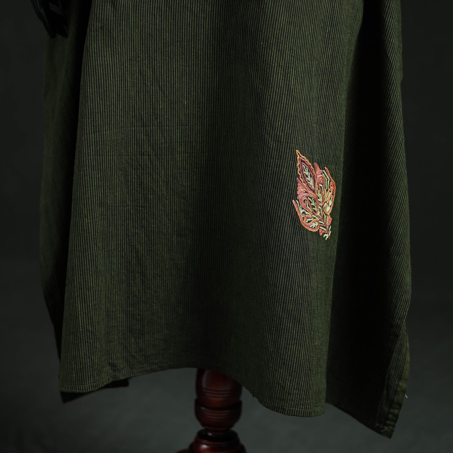 Kashmiri Aari Hand Embroidered Cotton Kaftan (Long) 35