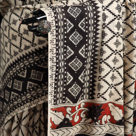 Cotton Saree in Kalamkari Print  20