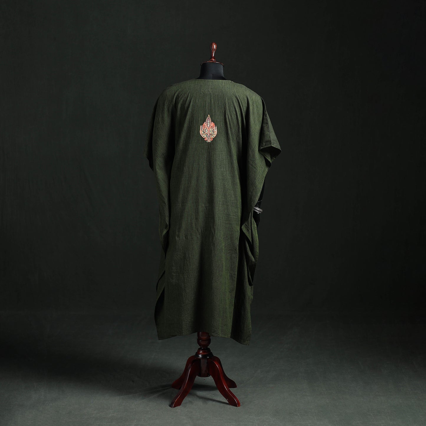 Kashmiri Aari Hand Embroidered Cotton Kaftan (Long) 35