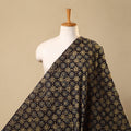 Multicolor Hand Block Print Cotton Ajrakh Fabric
