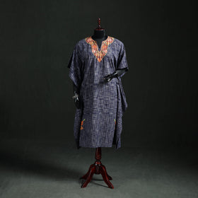 Kashmiri Aari Hand Embroidered Cotton Kaftan (Long) 34