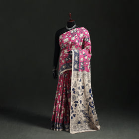 Cotton Saree in Kalamkari Print  21