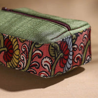 Pink - Handpainted Kalamkari Multipurpose Cosmetic/Toiletry Bag 02