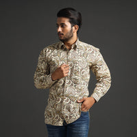 Kalamkari Block Printed  Men Shirt
