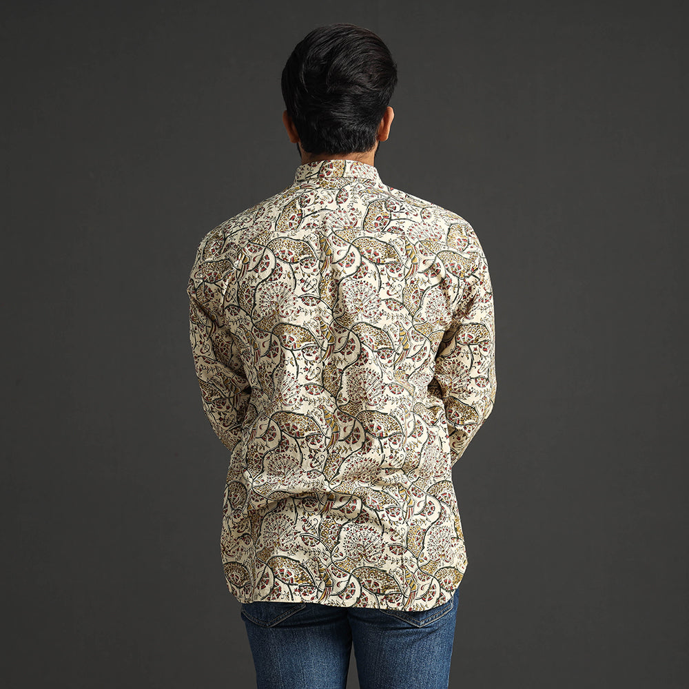 Kalamkari Block Printed  Men Shirt
