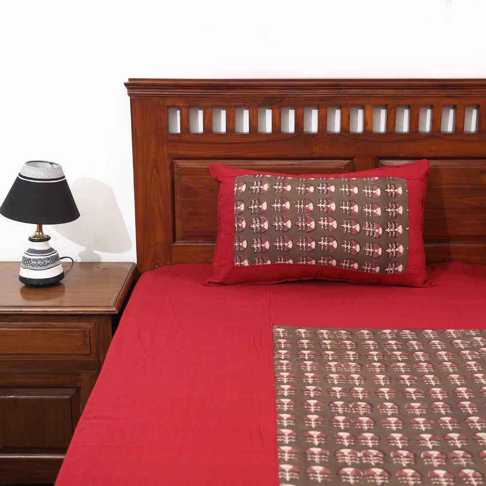 plain double bed cover 