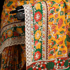 Cotton Saree in Kalamkari Print  22