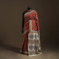 Pedana Hand Block Print Natural Dyed Cotton Kalamkari Saree 40