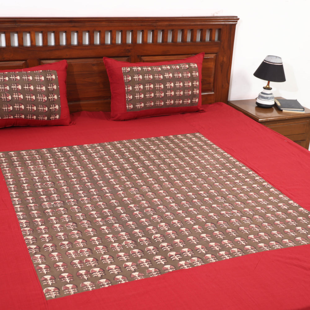 plain double bed cover 