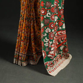 Cotton Saree in Kalamkari Print  22