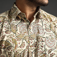 Kalamkari Block Printed  Men Shirt
